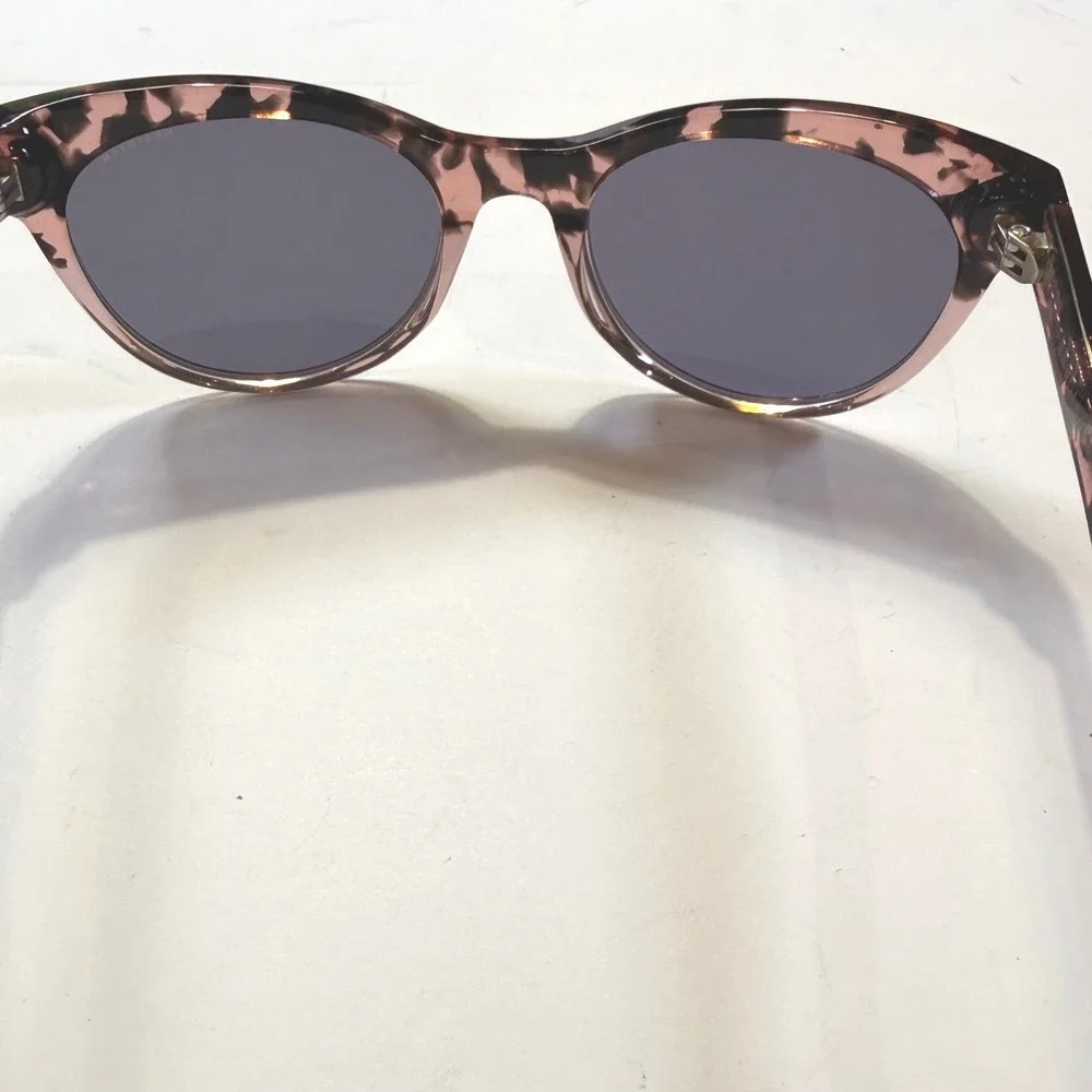 Obsidian Pink Tortoise Cat Eye Sunglasses  Womens Retro Glam